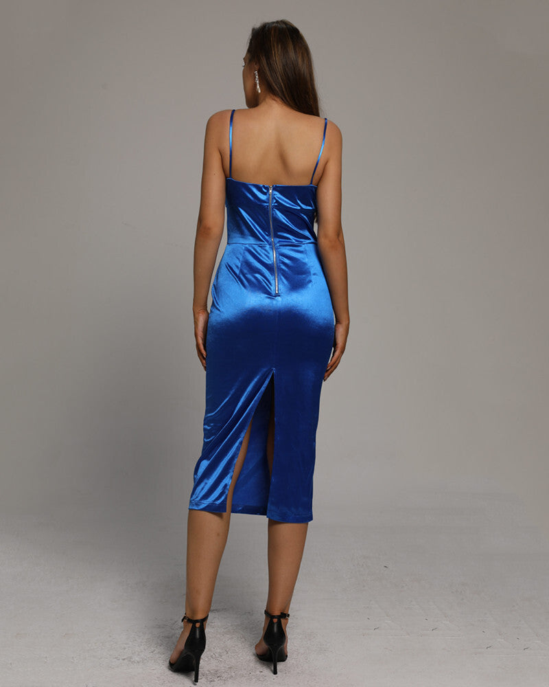 Kiera Maxi Dress-Blue