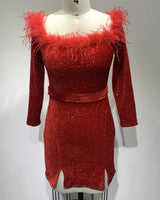 Andrea Mini Dress - Red