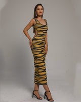 Jayleen Maxi Dress-Yellow
