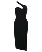 Karlie Midi Dress-Black