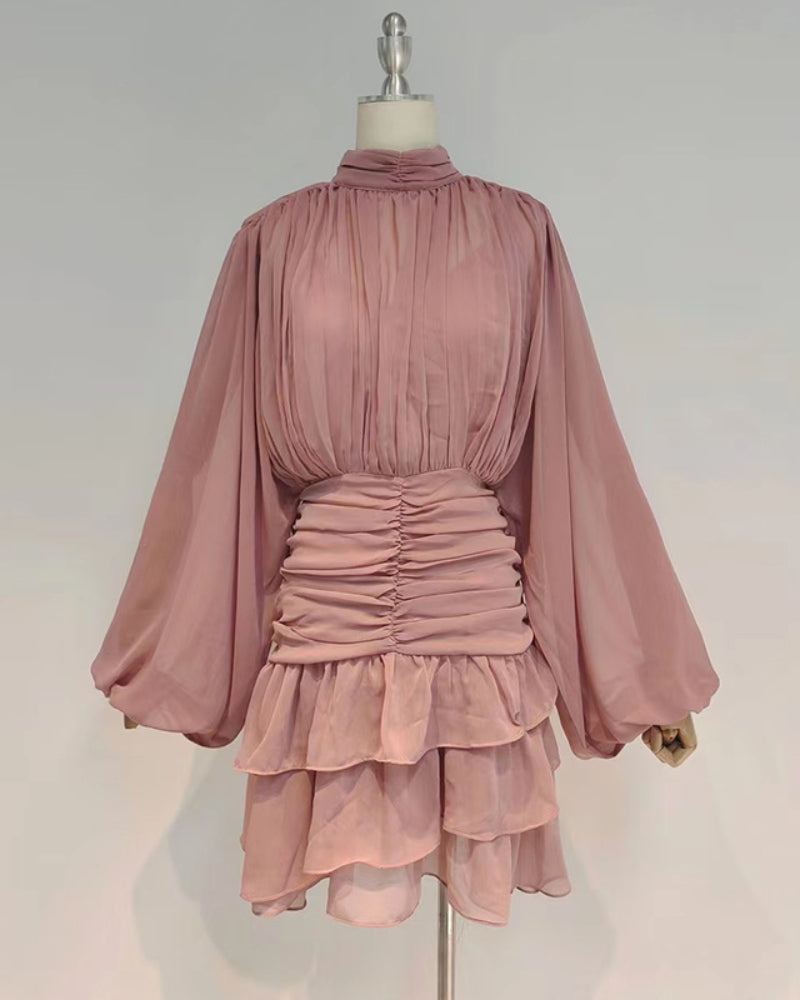 Mattie Mini Dress-pink