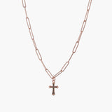 Patonce Cross Necklace