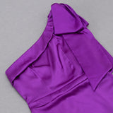 Alina Midi Dress-Purple