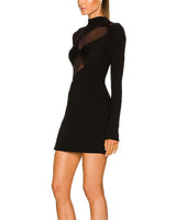 Lancy Mini Dress-Black