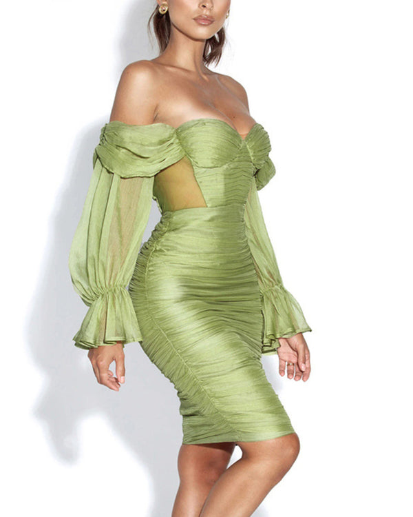 Mckinley Mini Dress-Green