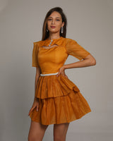 Jazmine Mini Dress-Orange
