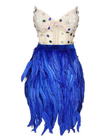 Lisa Mini Dress-Blue