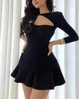 Shirley Mini Dress-black