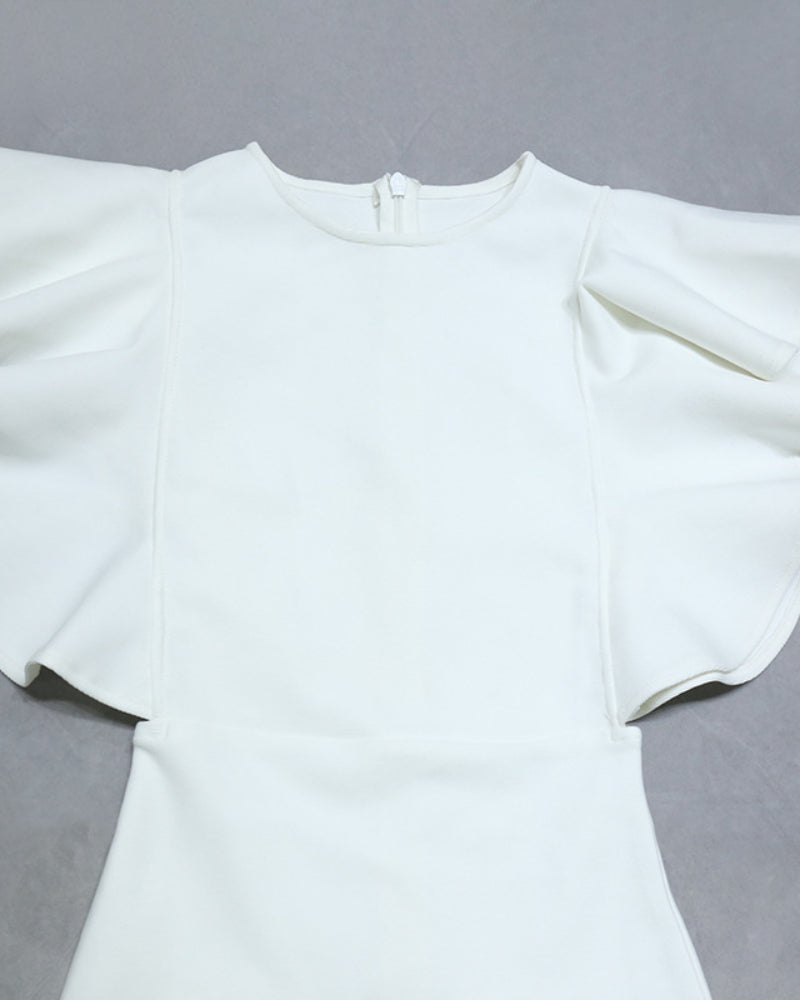 Roselyn Mini Dress-White