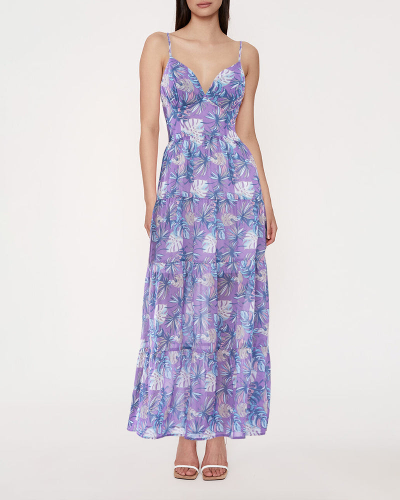 Raelynn Maxi Dress-Multicolored – fashionmallonline.com
