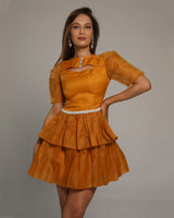 Jazmine Mini Dress-Orange