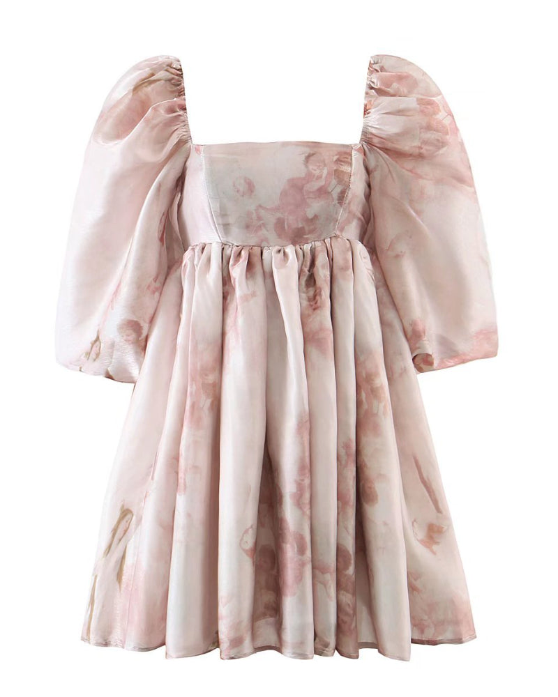 Krista Mini Dress-pink